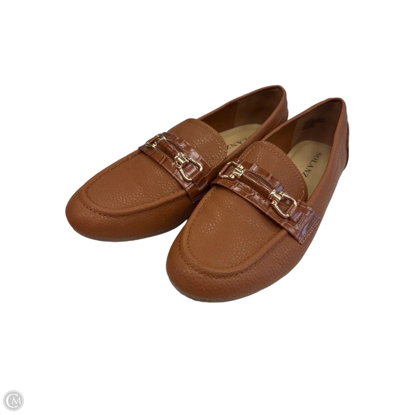 Shoes Flats By Solanz In Brown, Size: 8.5