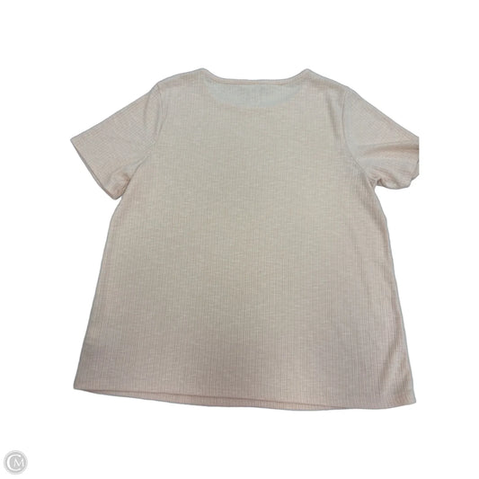 Top Short Sleeve By Old Navy In Peach, Size: M