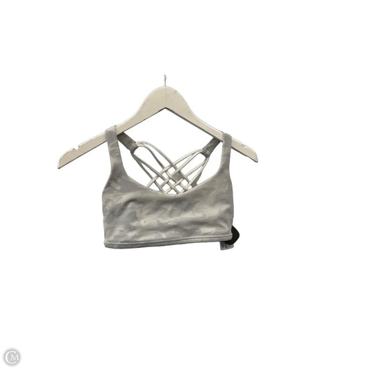 Athletic Bra By Lululemon In Grey, Size: 8