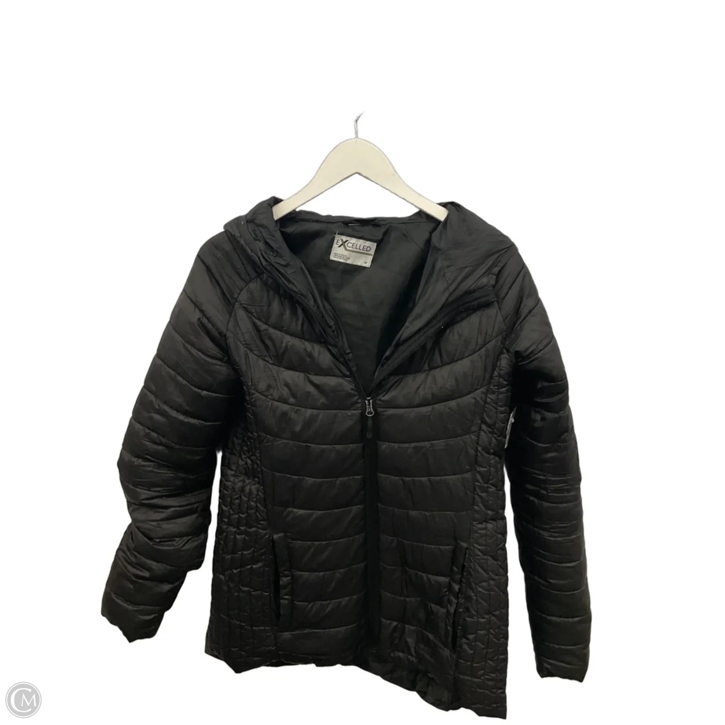 Jacket Puffer & Quilted By Clothes Mentor In Black, Size: M