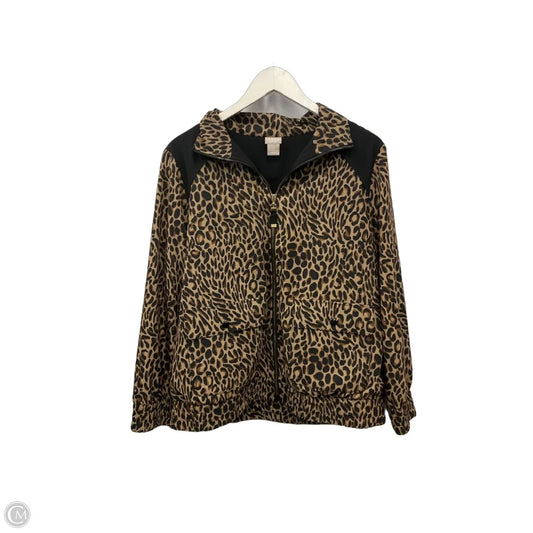 Jacket Other By Chicos In Animal Print, Size: L