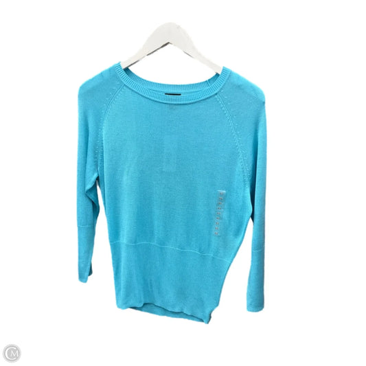 Sweater Short Sleeve By Worthington In Blue, Size: Xs