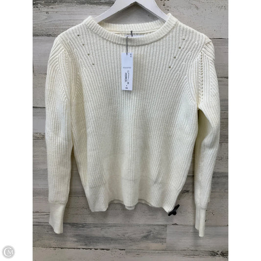 Sweater By Liz Claiborne In Cream, Size: M