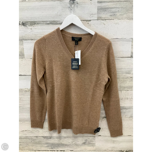 Sweater Cashmere By Charter Club In Tan, Size: S