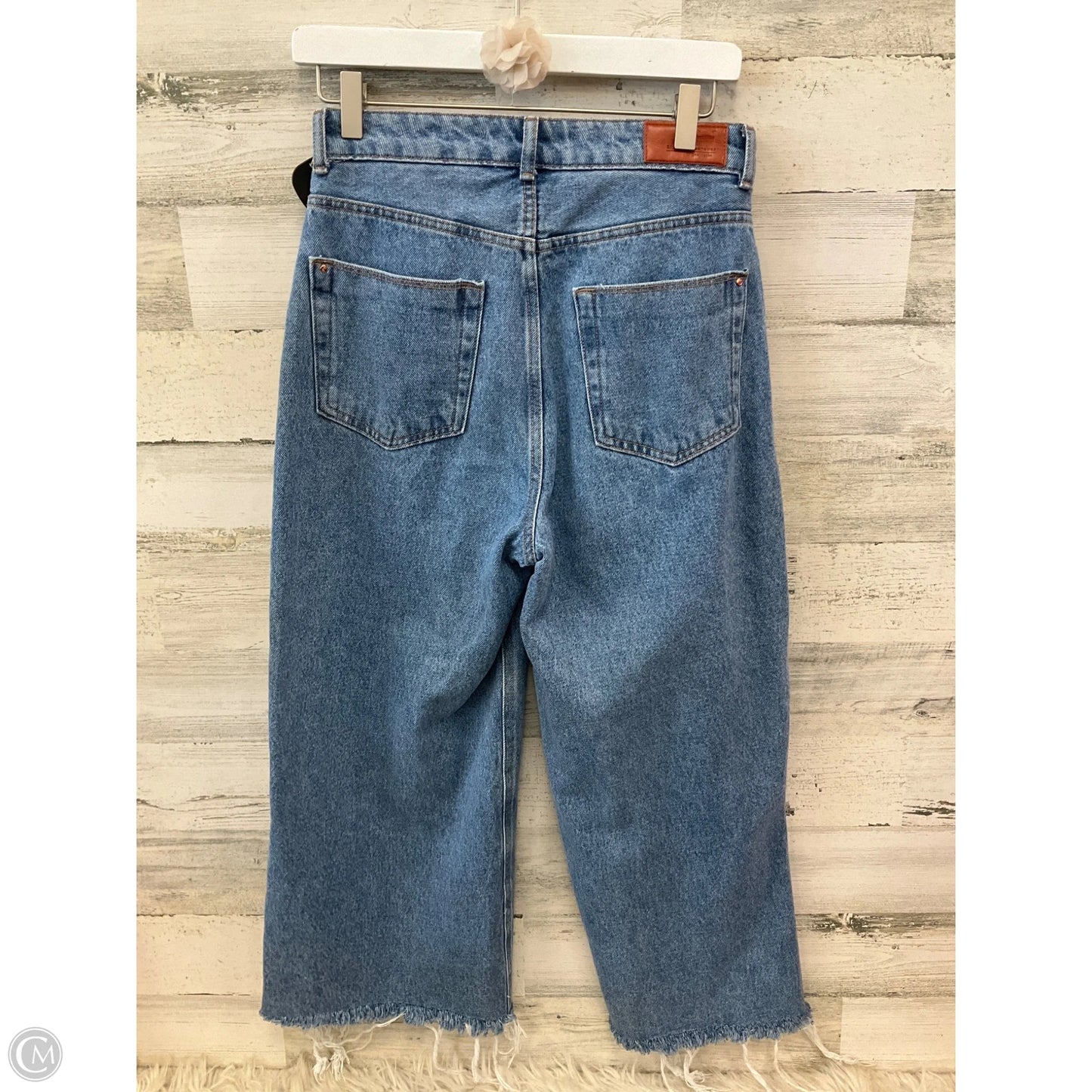 Jeans Cropped By Clothes Mentor In Blue Denim, Size: 6
