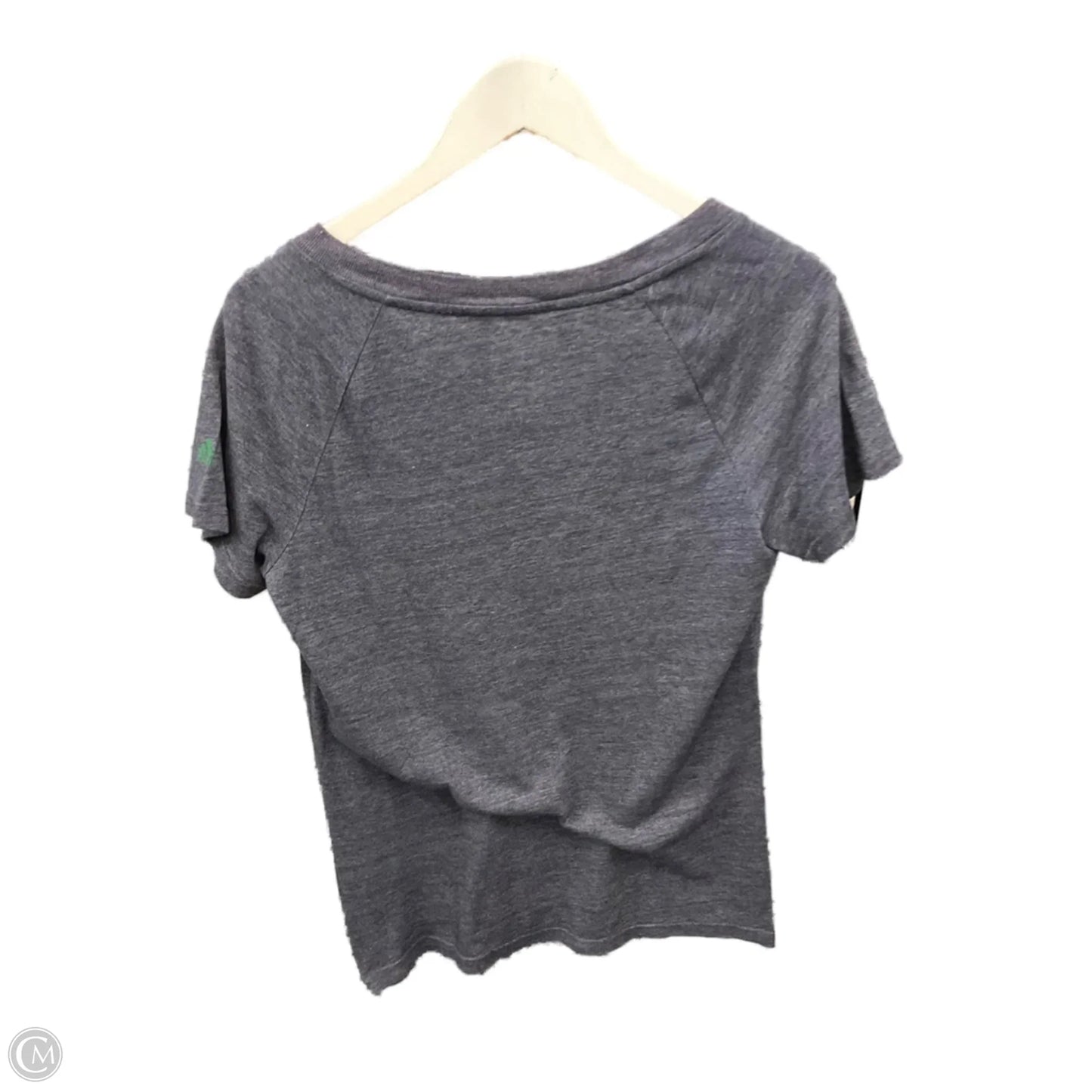 Athletic Top Short Sleeve By Adidas In Blue, Size: L