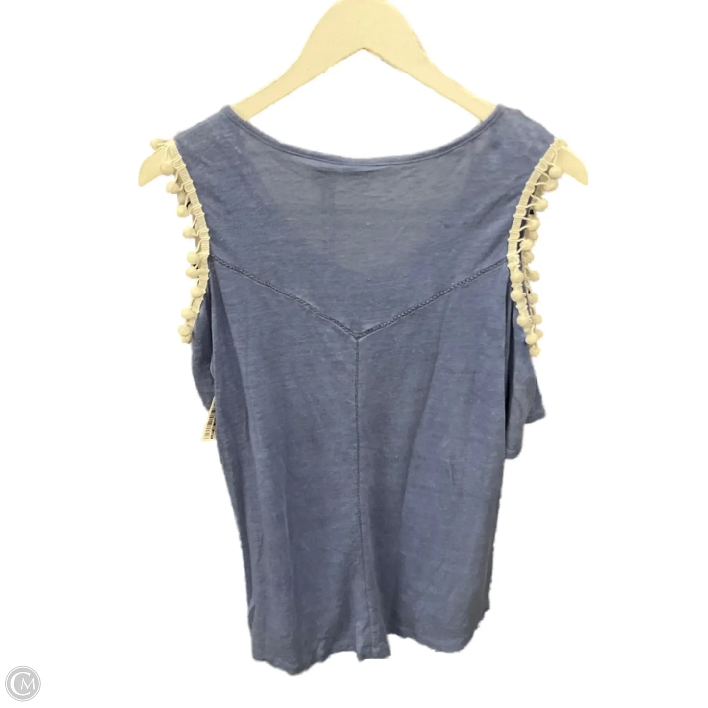 Athletic Top Short Sleeve By Lucy And Laurel In Blue, Size: M