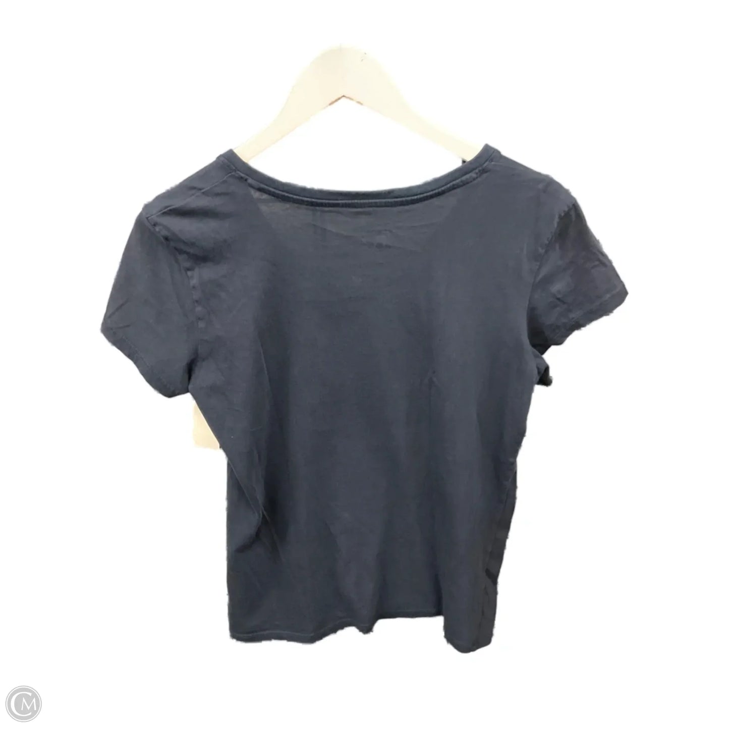 Athletic Top Short Sleeve By Clothes Mentor In Navy, Size: M