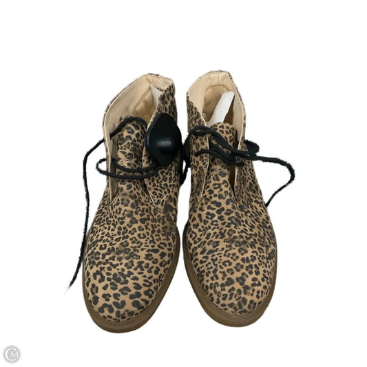 Boots Ankle Flats By Hush Puppies In Animal Print, Size: 7
