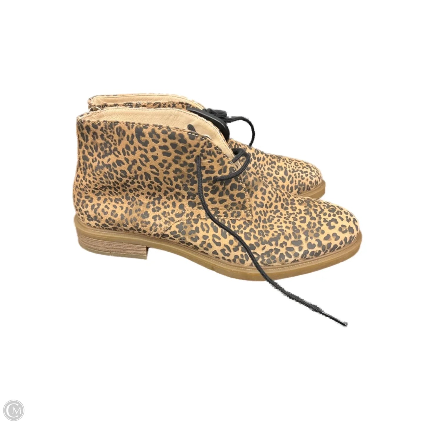Boots Ankle Flats By Hush Puppies In Animal Print, Size: 7