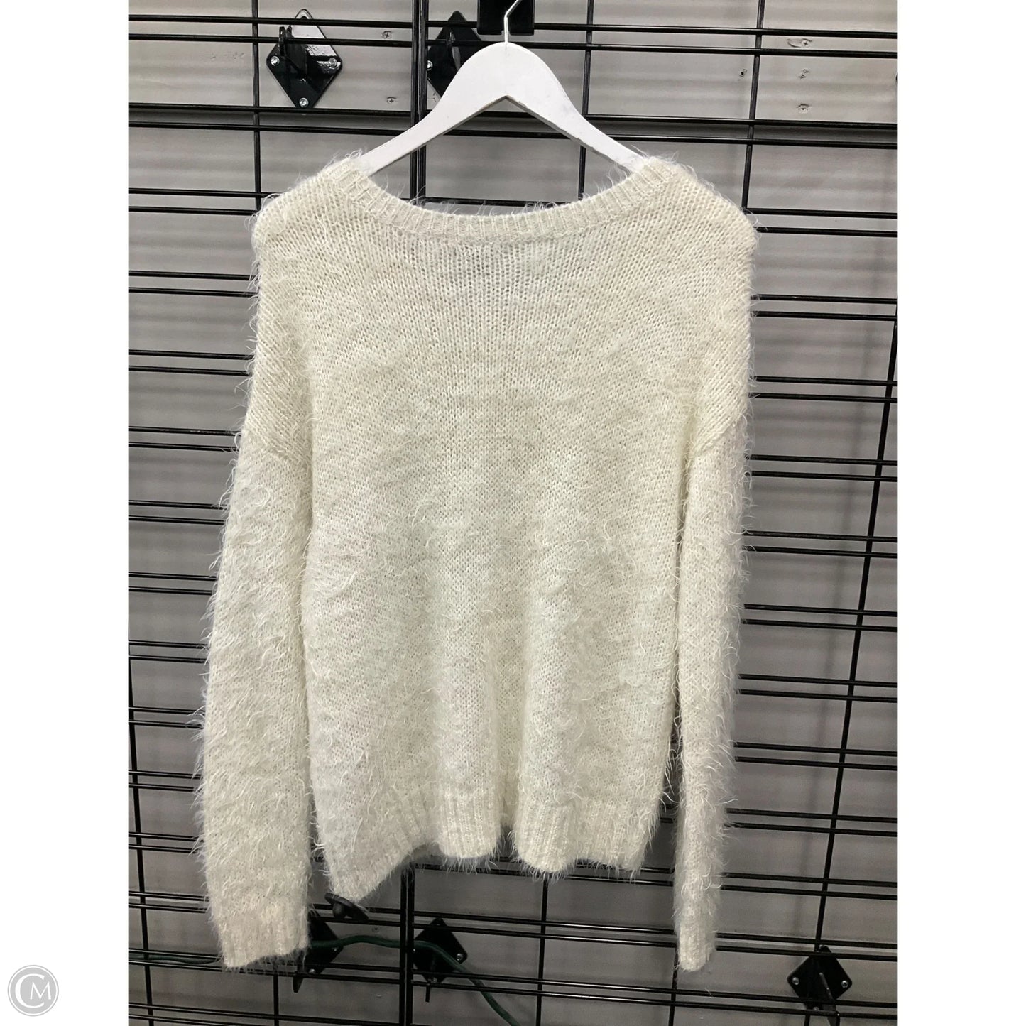 Sweater By Apt 9 In Cream, Size: L