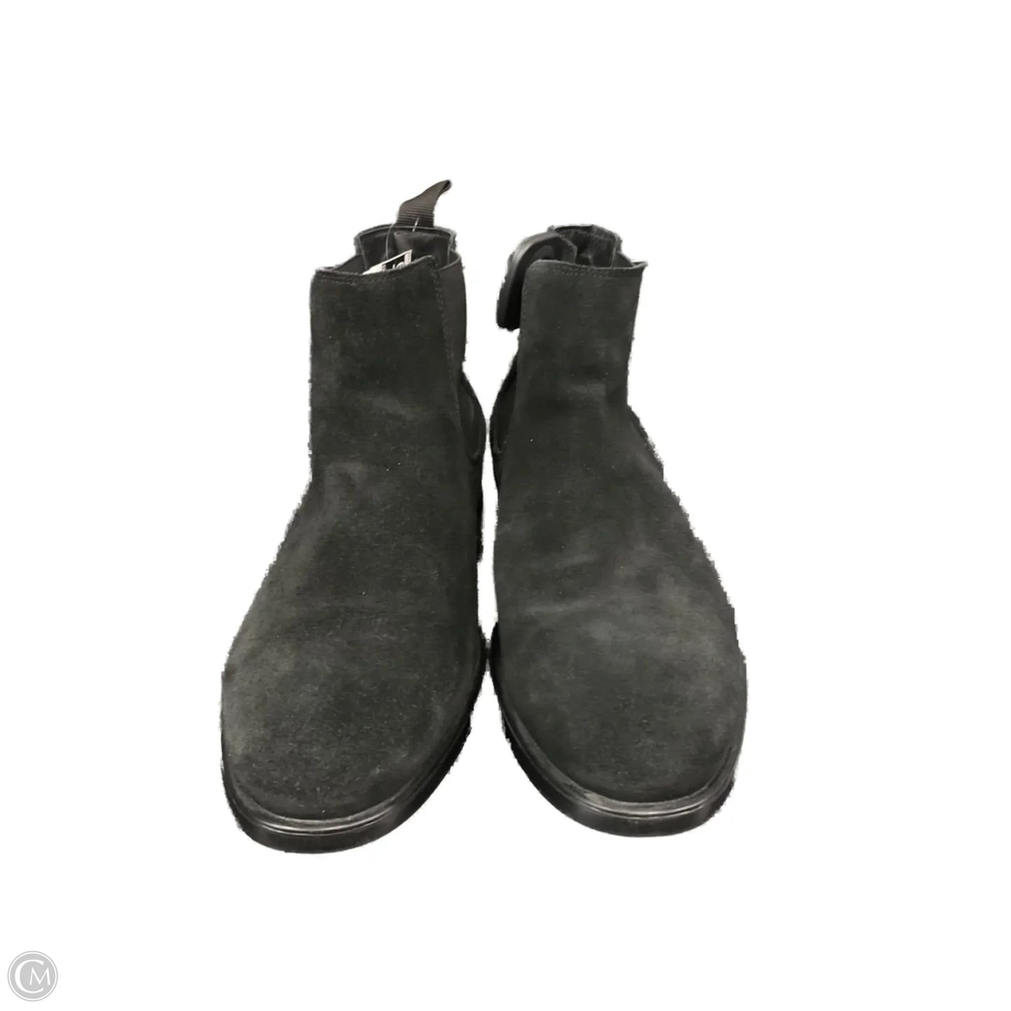 Boots Ankle Flats By H&m In Black, Size: 12