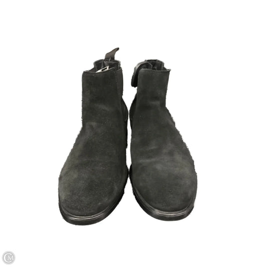 Boots Ankle Flats By H&m In Black, Size: 12