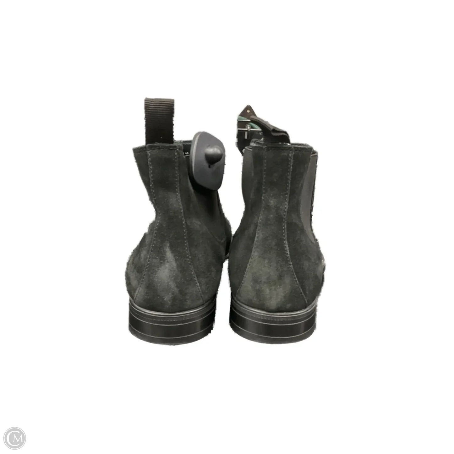 Boots Ankle Flats By H&m In Black, Size: 12