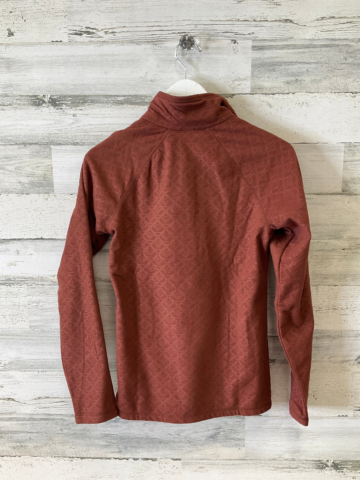 Top Long Sleeve By Eddie Bauer In Orange, Size: Xs