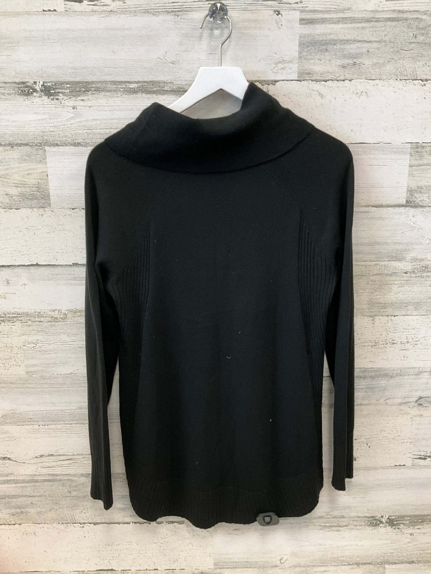 Top Long Sleeve By Loft In Black, Size: S