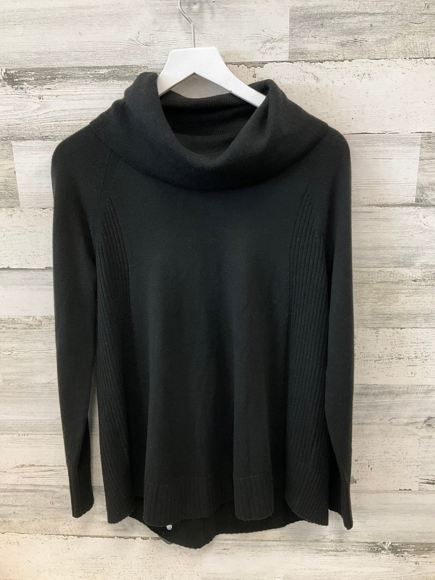 Top Long Sleeve By Loft In Black, Size: S