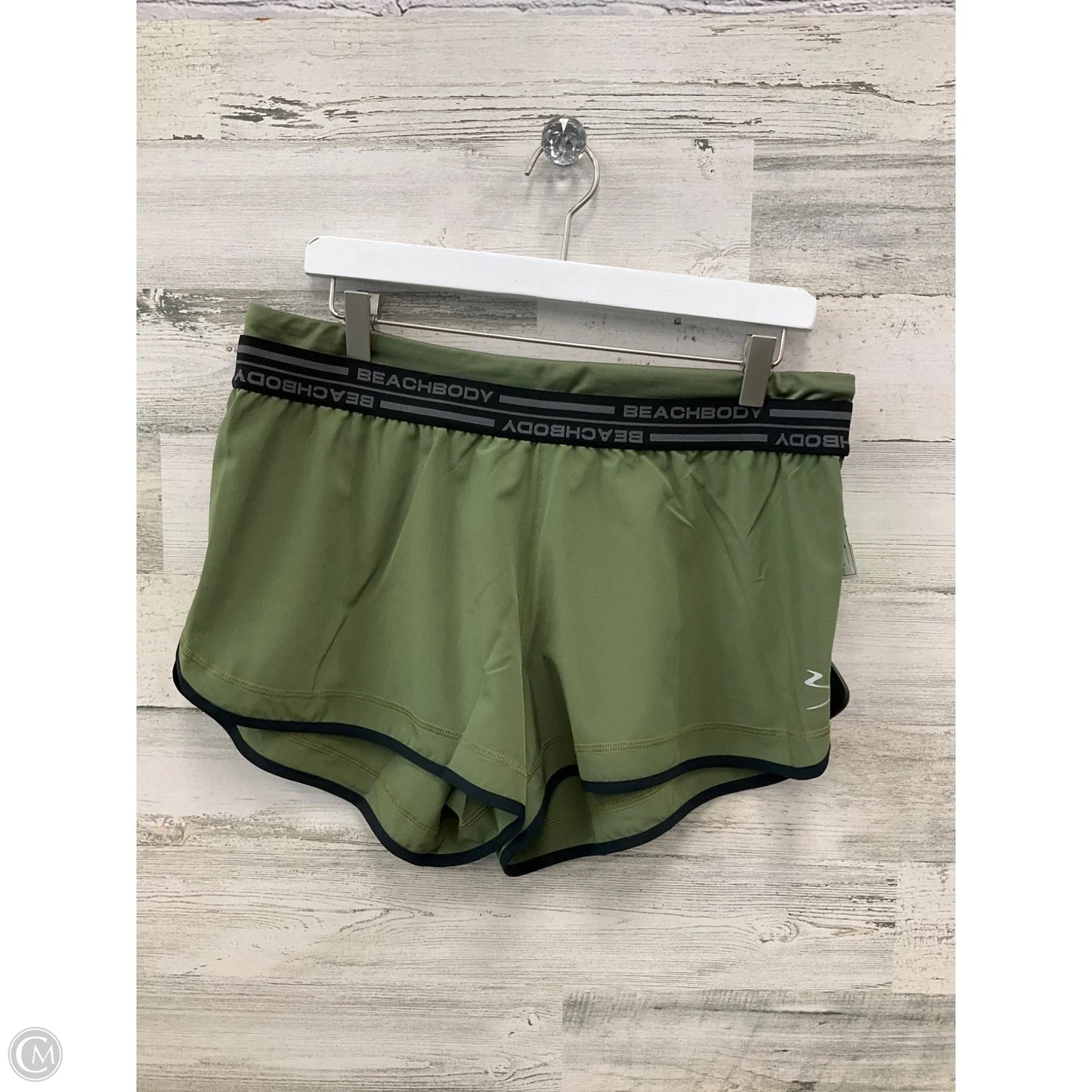 Athletic Shorts By Clothes Mentor In Green, Size: L
