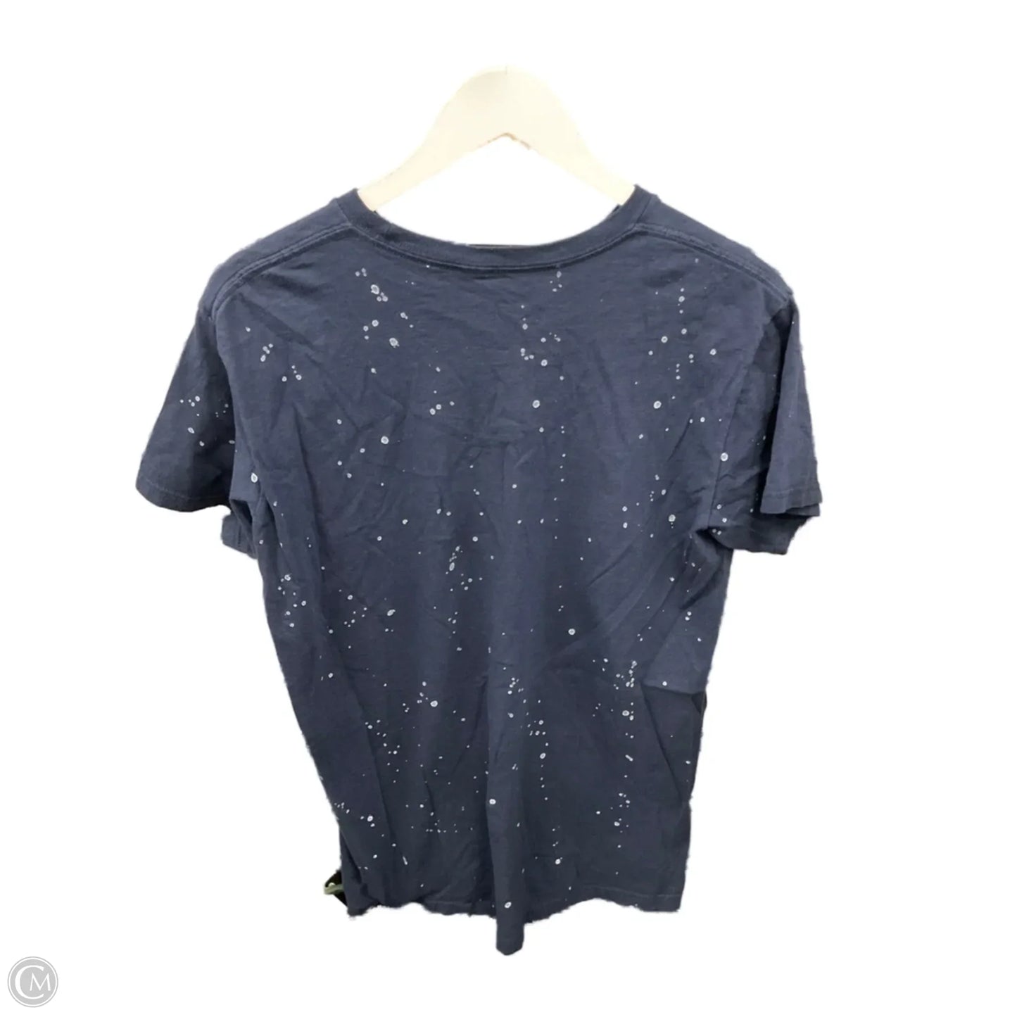 Athletic Top Short Sleeve By Clothes Mentor In Navy, Size: M