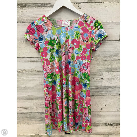 Dress Casual Short By Clothes Mentor In Pink & White, Size: S