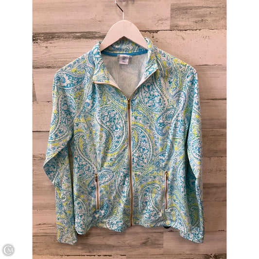 Athletic Jacket By Sigrid Olsen In Aqua, Size: M