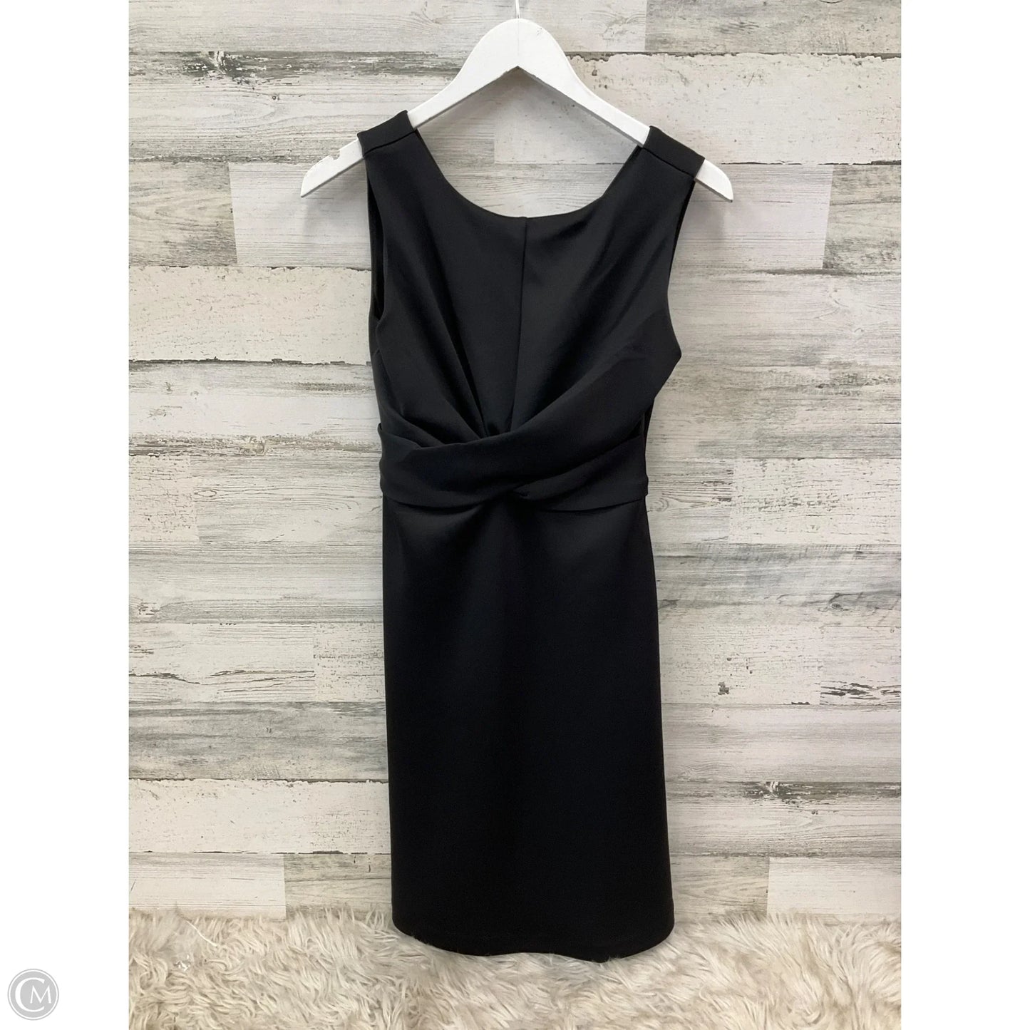 Dress Casual Midi By Dressbarn In Black, Size: S