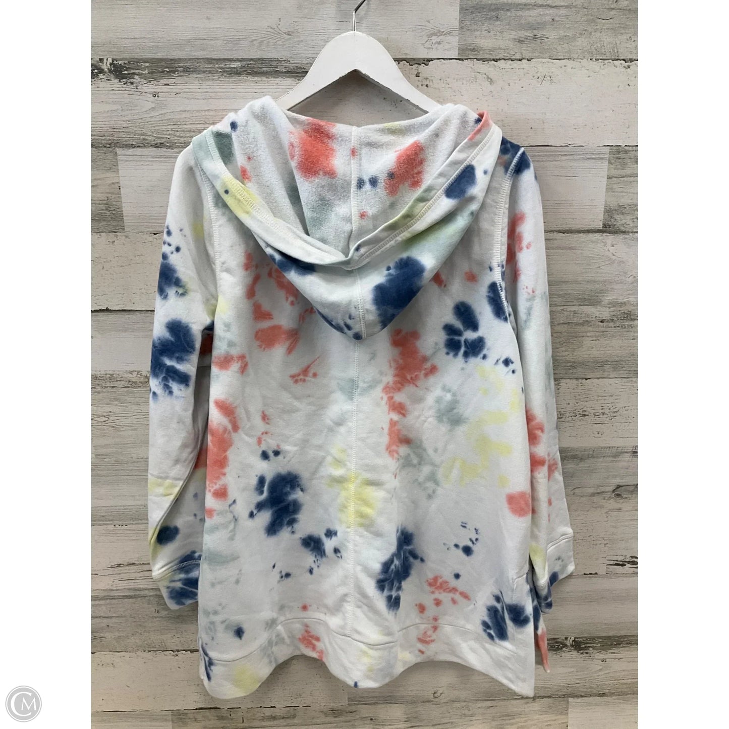 Sweatshirt Hoodie By Livi Active In Tie Dye Print, Size: 1x