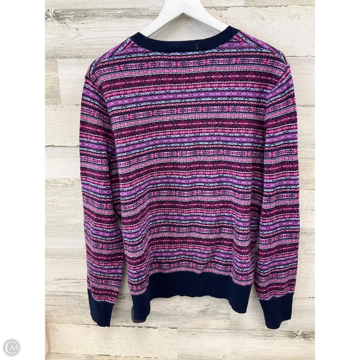 Sweater By Brooks Brothers In Purple, Size: Xl