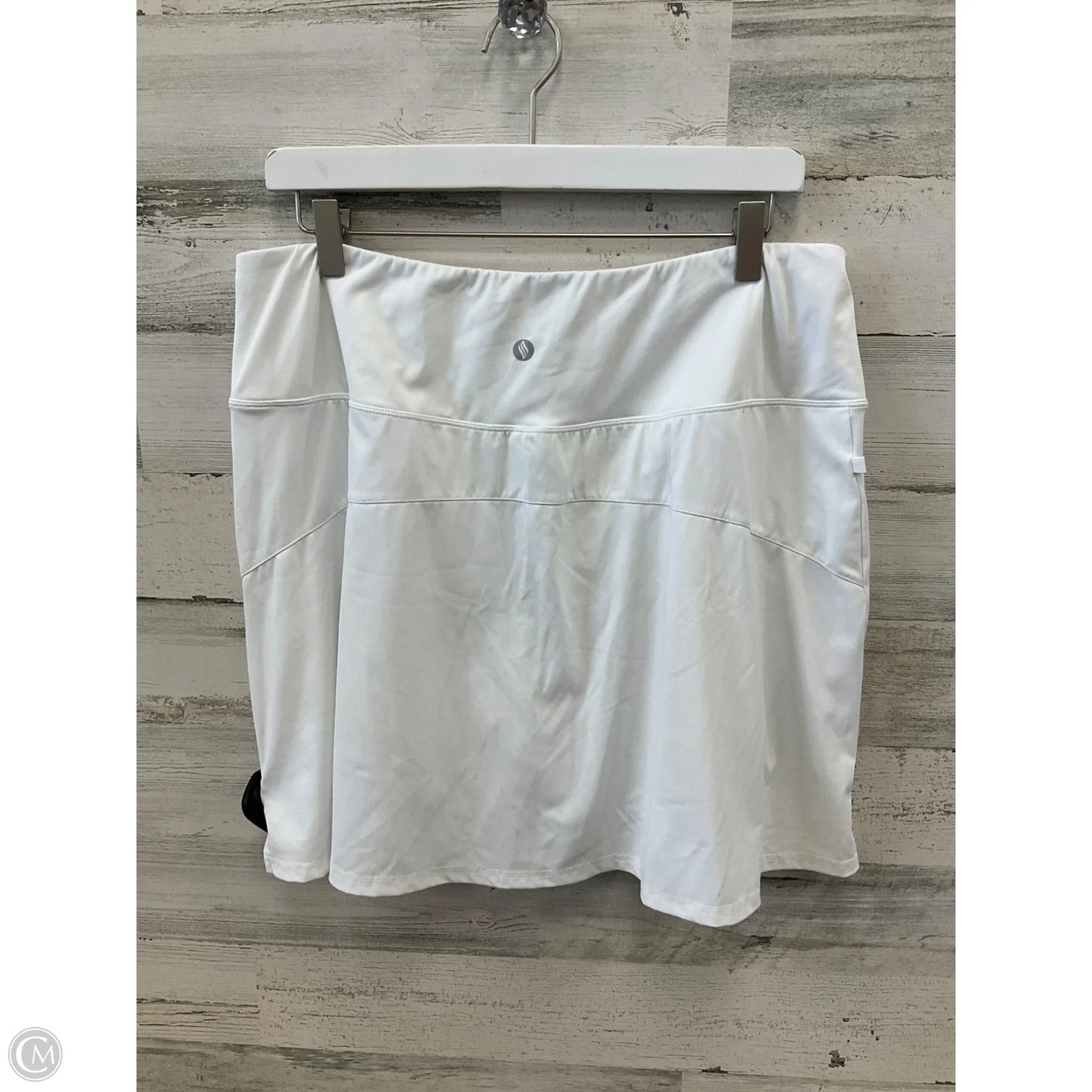 Athletic Skort By Clothes Mentor In White, Size: Xxl