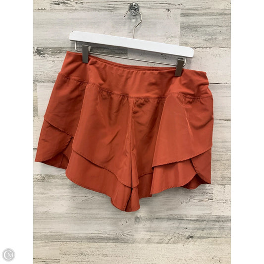 Athletic Shorts By Clothes Mentor In Orange, Size: Xl