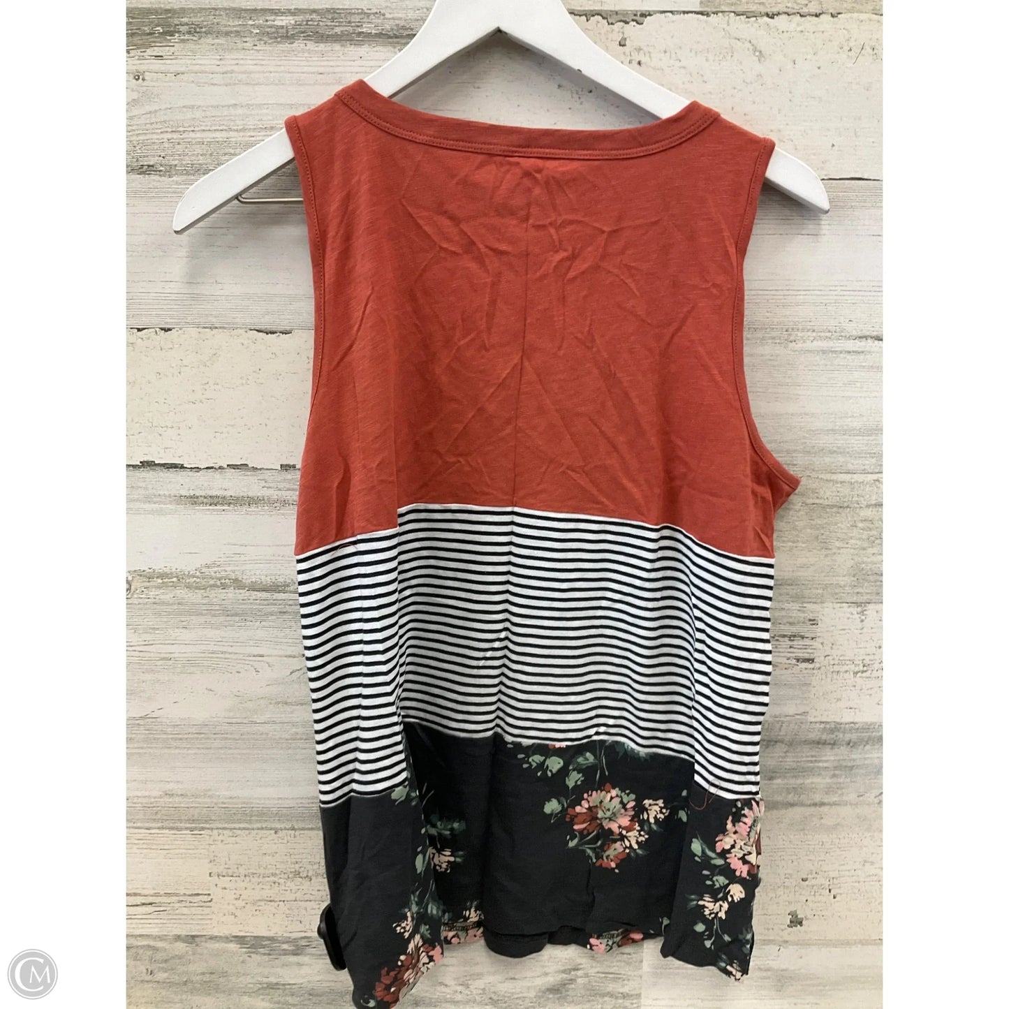 Top Sleeveless By Maurices In Orange, Size: L