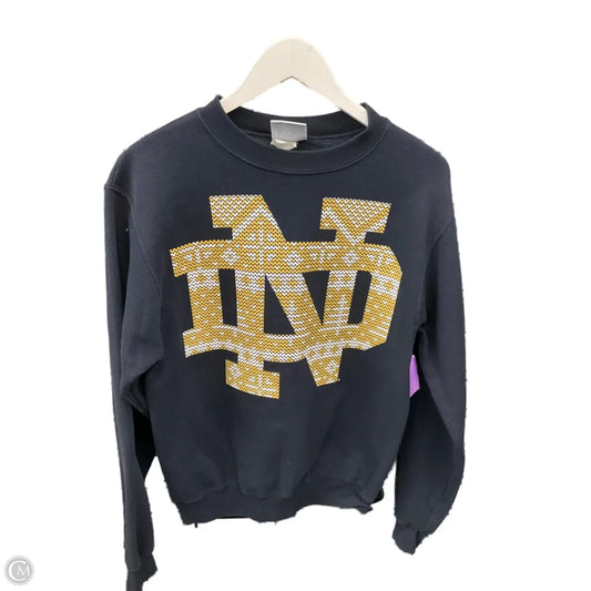 Athletic Sweatshirt Crewneck By Champion In Navy, Size: S