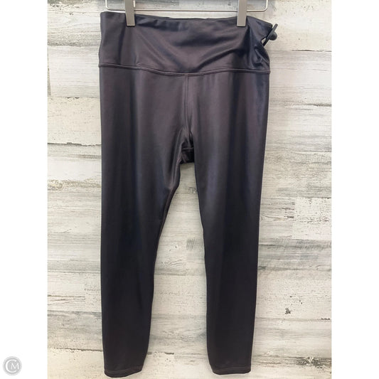 Athletic Leggings By Athleta In Maroon, Size: M