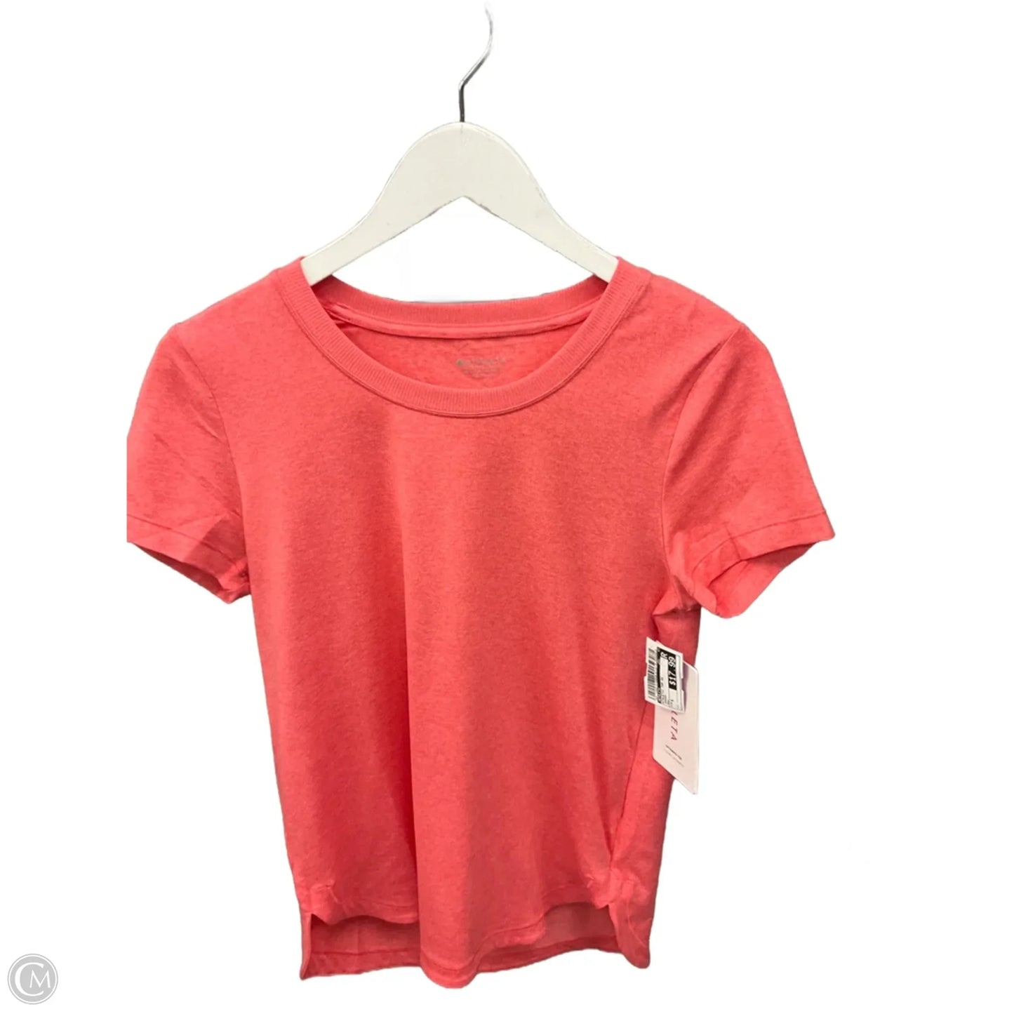 Athletic Top Short Sleeve By Athleta In Orange, Size: S