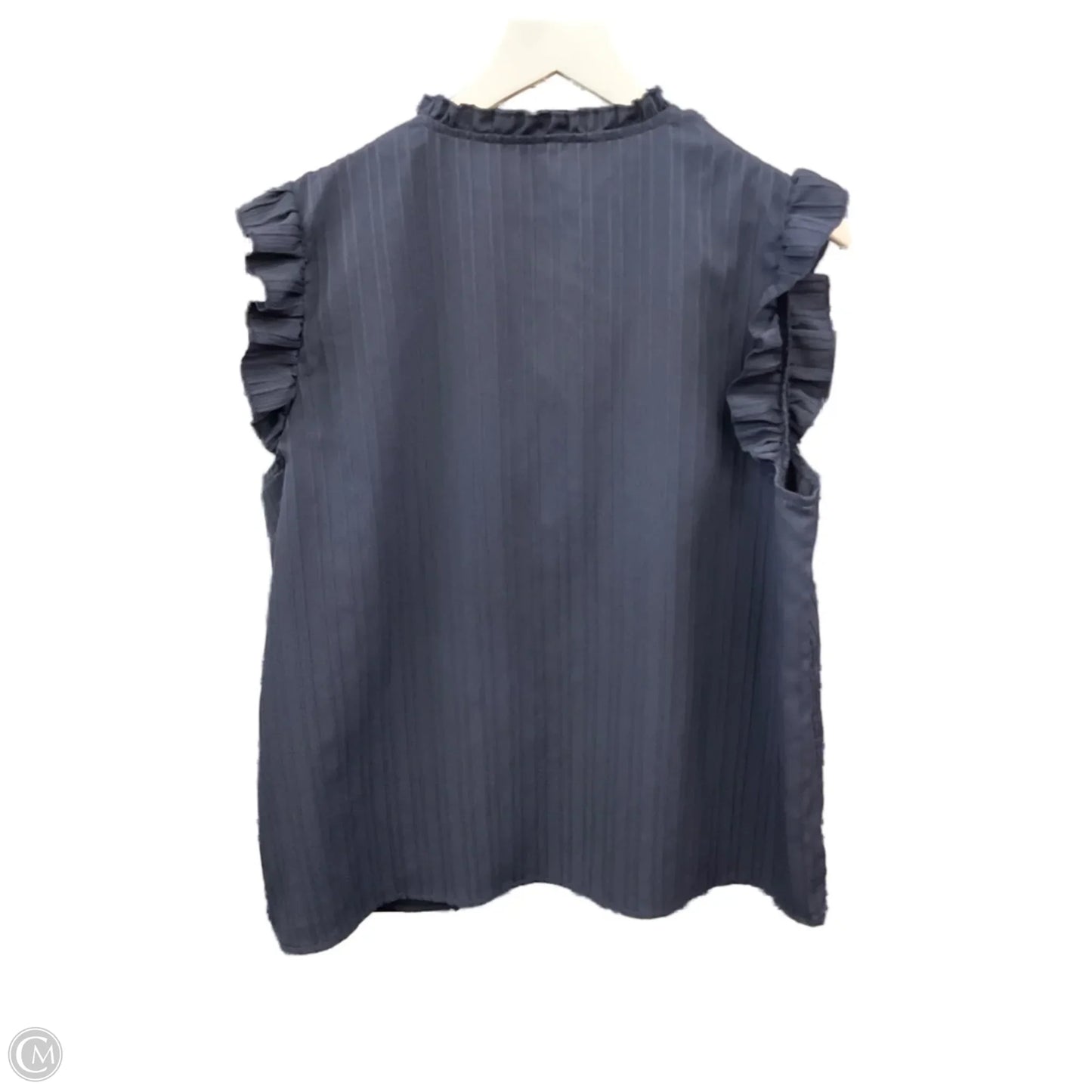 Top Sleeveless By Shein In Navy, Size: Xl