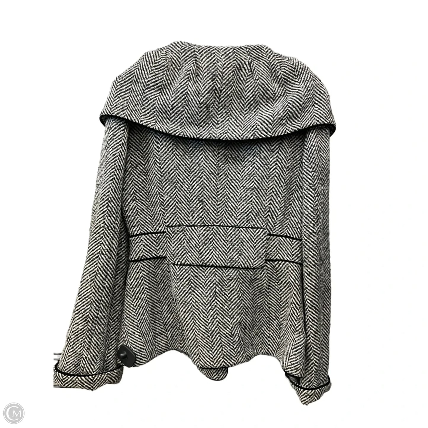 Jacket Other By Betsey Johnson In Black & White, Size: L