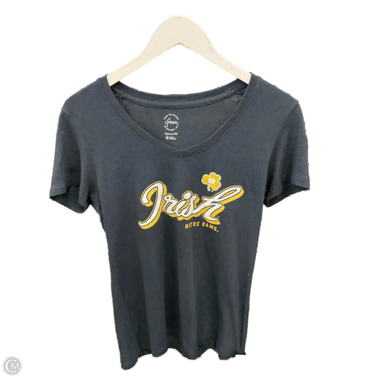 Athletic Top Short Sleeve By Clothes Mentor In Blue, Size: M