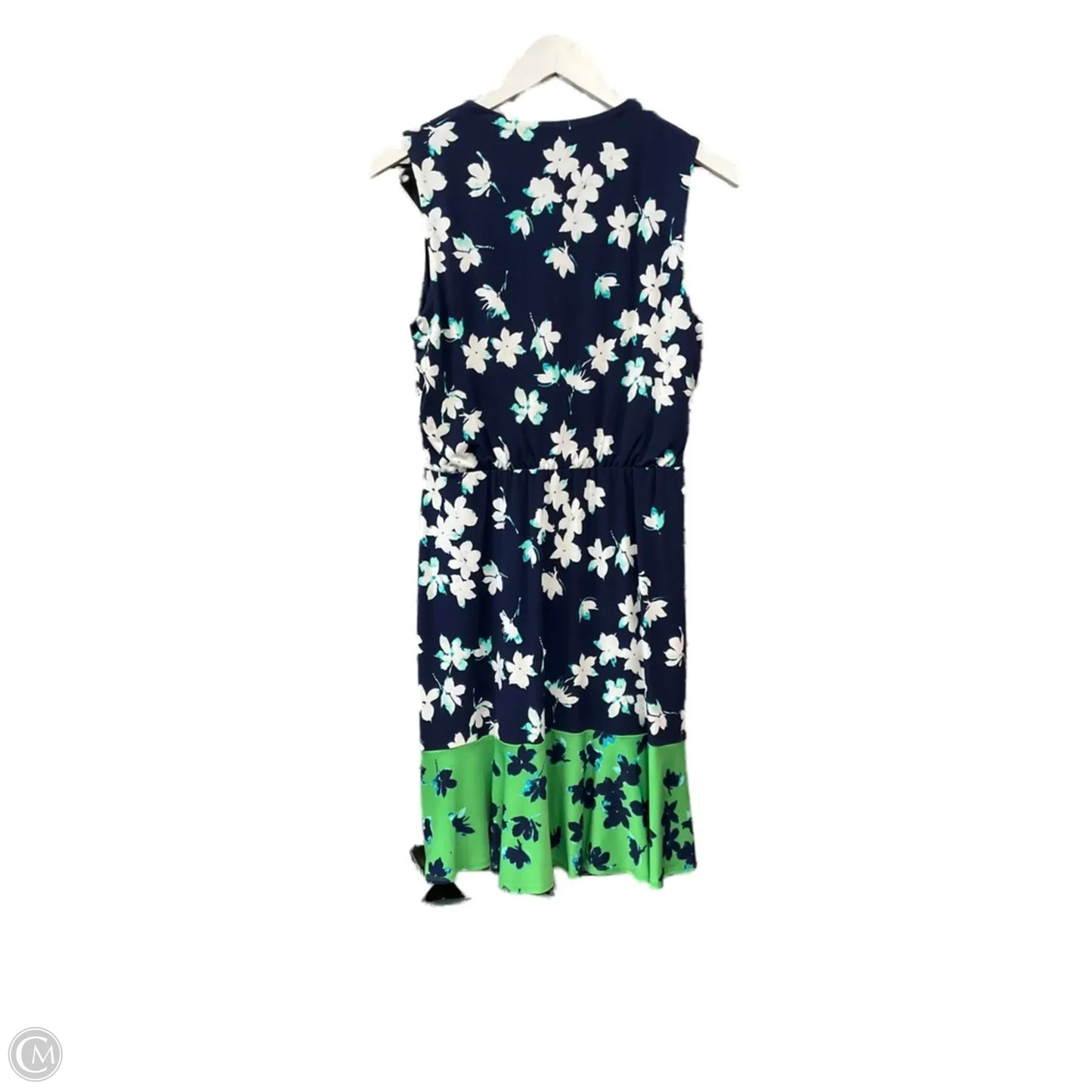 Dress Casual Midi By Eliza J In Blue & Green, Size: S