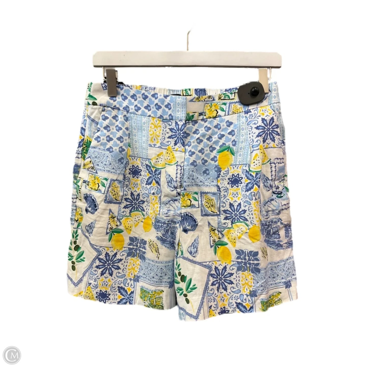 Shorts By J. Crew In Blue & Yellow, Size: 4