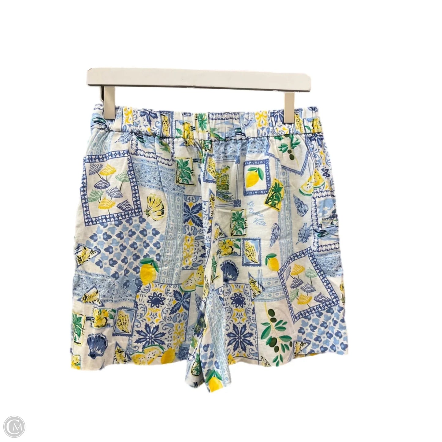 Shorts By J. Crew In Blue & Yellow, Size: 4