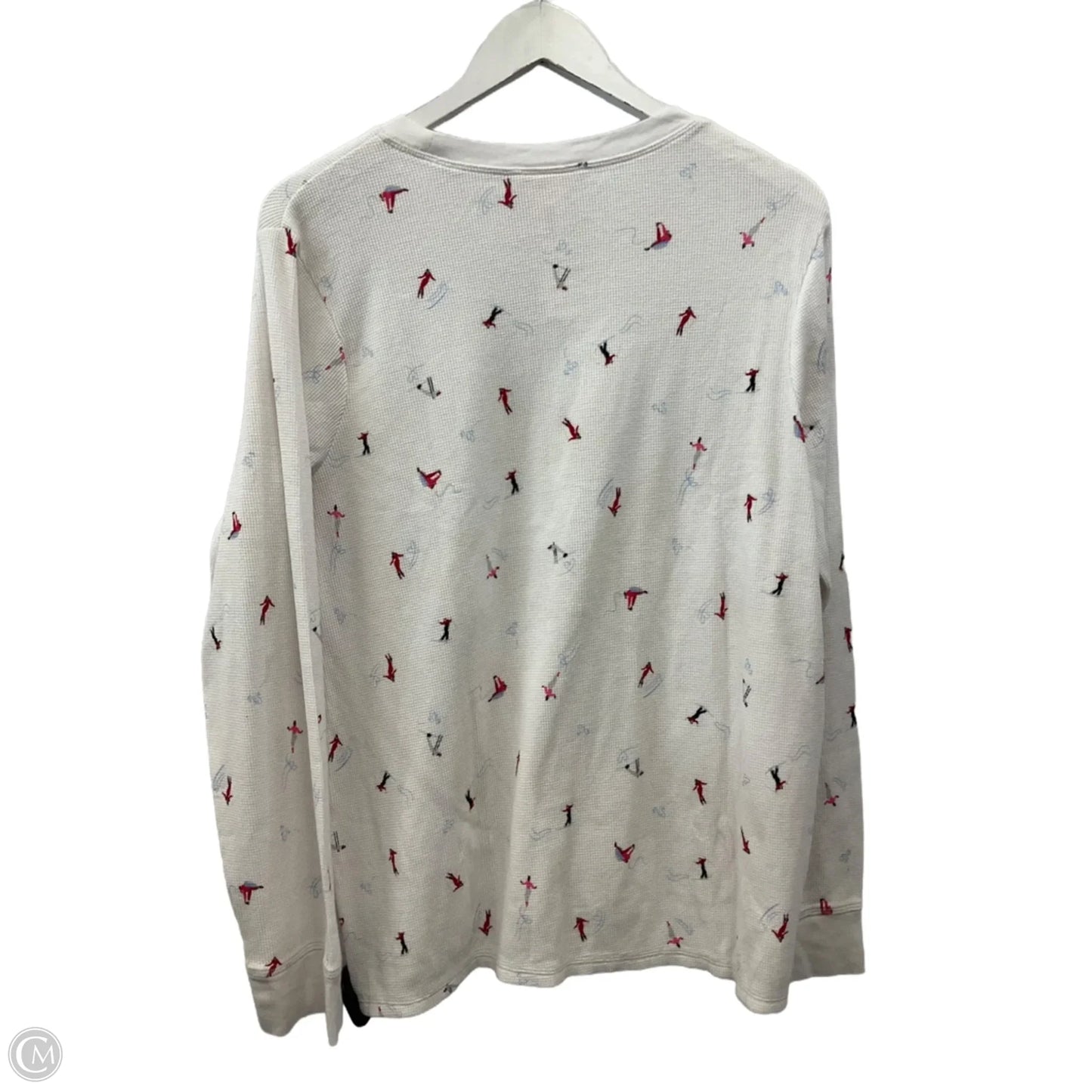 Top Long Sleeve Basic By Victorias Secret In White, Size: Xxl