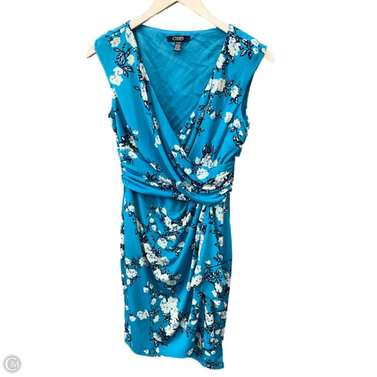 Dress Casual Midi By Chaps In Blue, Size: M