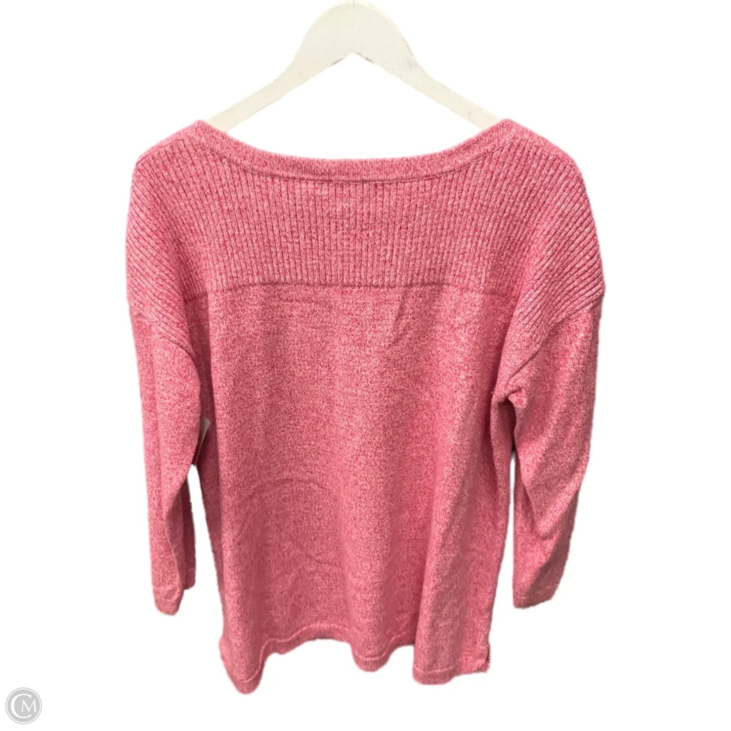 Sweater By Talbots In Pink, Size: 2x