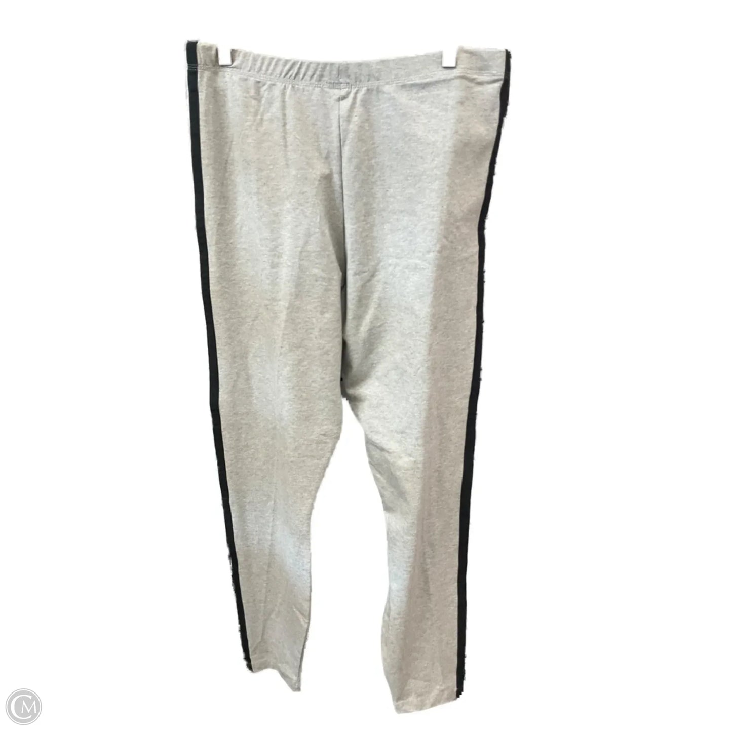 Athletic Leggings By Adidas In Grey, Size: Xl