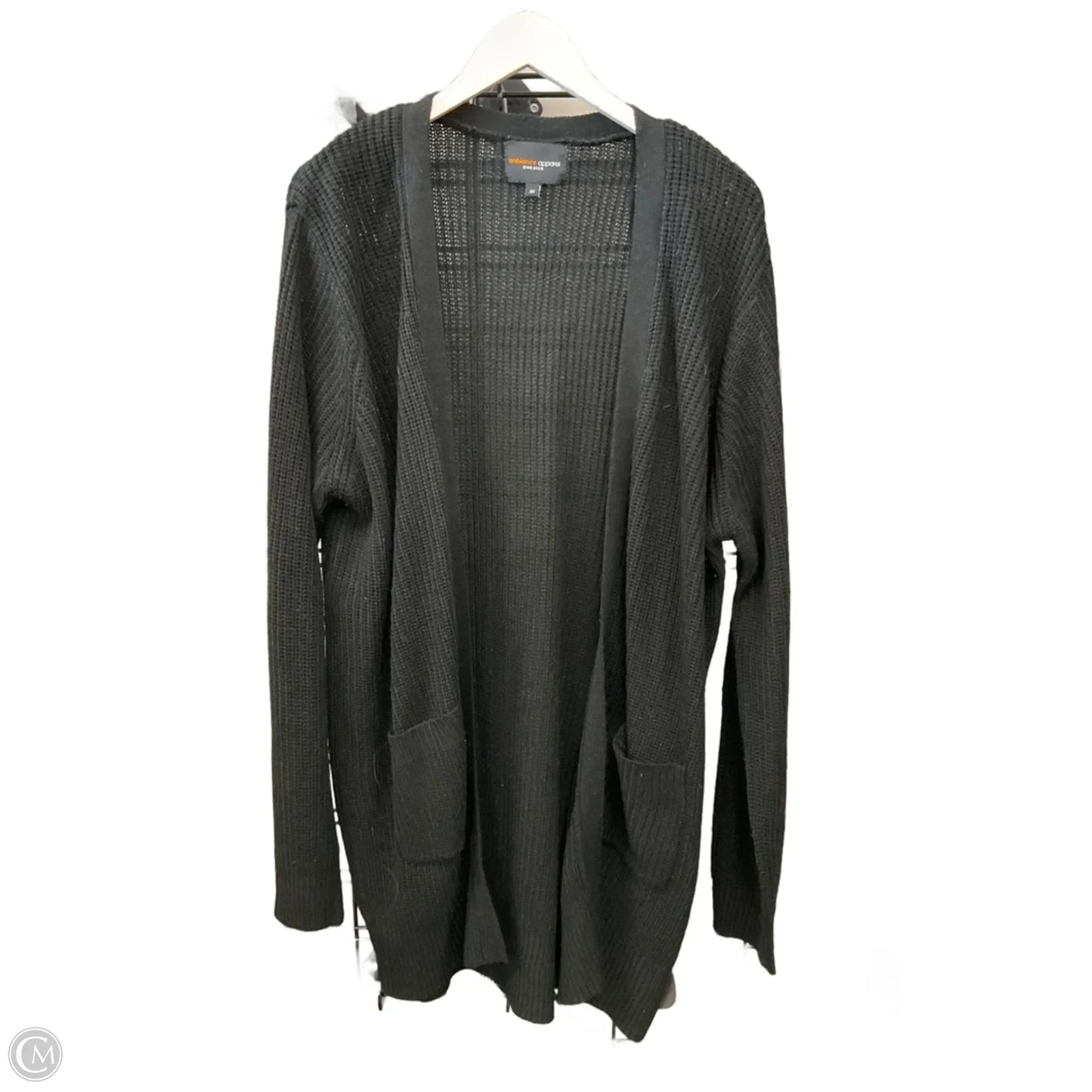 Cardigan By Ambiance Apparel In Black, Size: 3x