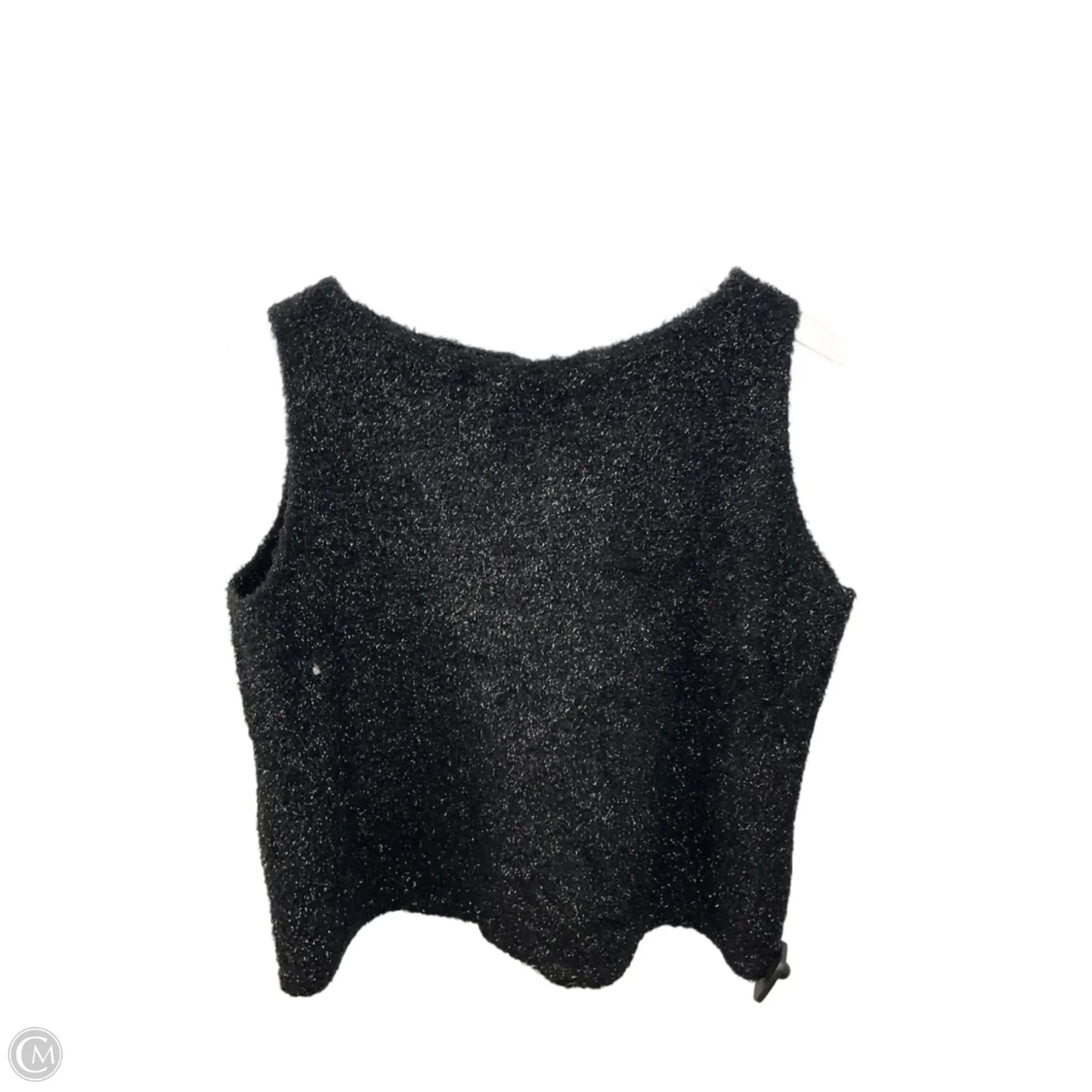 Top Sleeveless By Agb In Black, Size: Xl