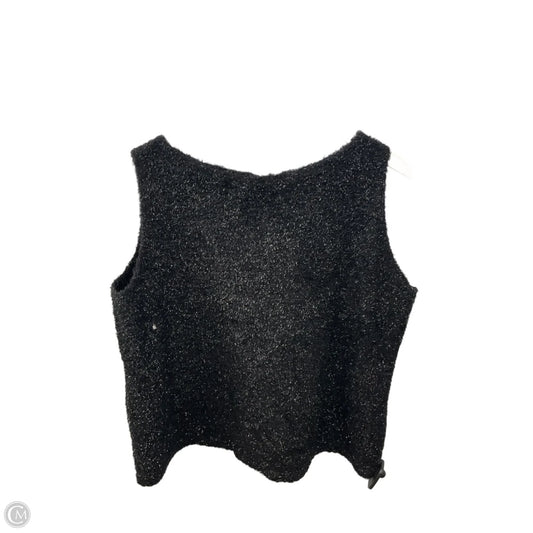 Top Sleeveless By Agb In Black, Size: Xl