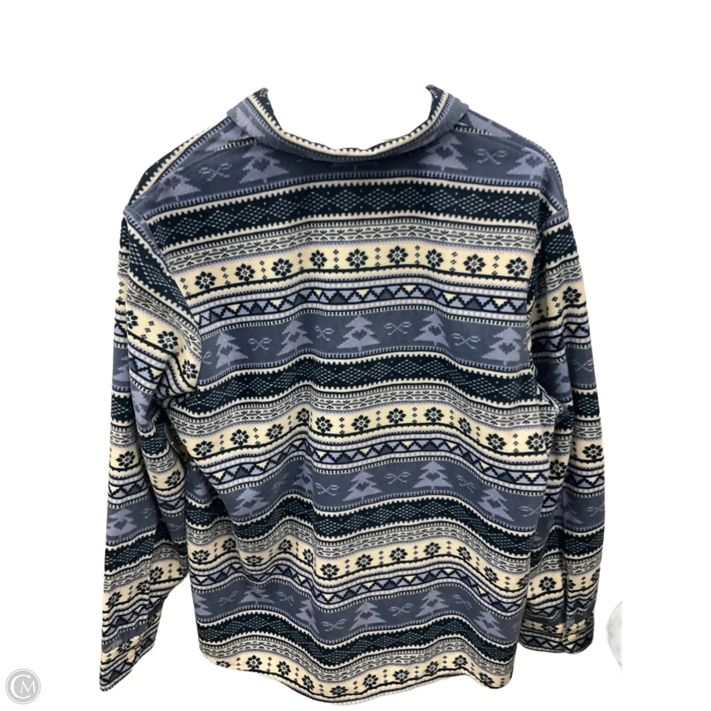 Top Long Sleeve By Lee In Blue, Size: Xl