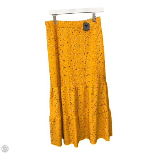Skirt Midi By Cme In Yellow, Size: L