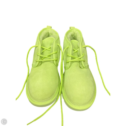 Boots Designer By Ugg In Green, Size: 9